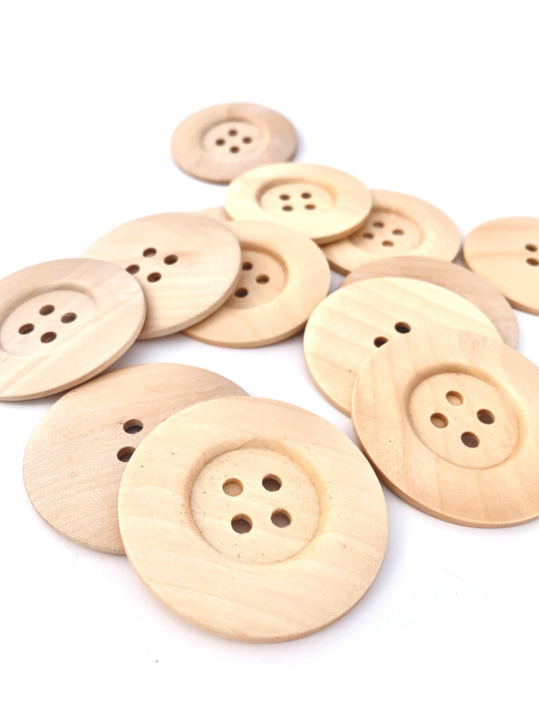 Loose Parts - ProjectPlay - WOODEN BUTTON